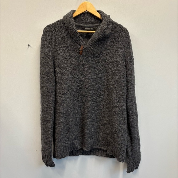 Banana Republic Other - Banana Republic Men’s Large Sweater Cowl Neck Gray